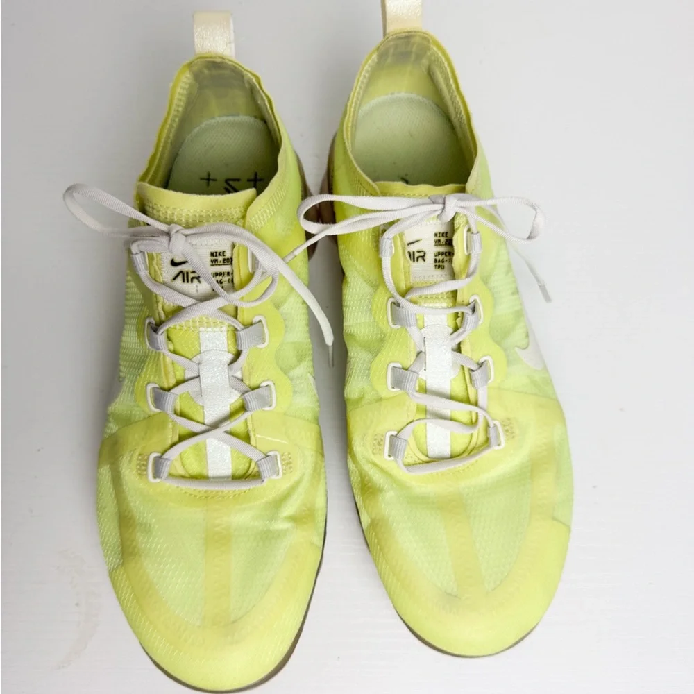 Nike Vapor Max Neon Yellow Running Sneakers Women’s Size 9 - Picture 3 of 10